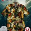 Safari Lion Hawaiian Graphic Print Short Sleeve Hawaiian Casual Shirt Vesles2014S