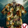 Safari Lion Tropical Leaf Print Hawaiian Shirt, Unique Gifts For Friends - Vesles2014S 1