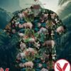 Safari Rhino Tropical Black Hawaiian Shirt, Unique Gifts For Friends - Vesles2014S 1