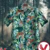Safari Tiger Behind Tropical Leaves Hawaiian Shirt, Unique Gifts For Friends - Vesles2014S 1