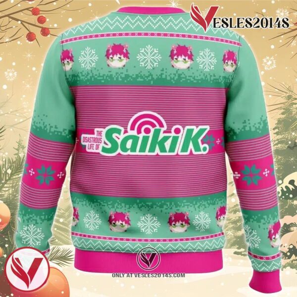 Saiki K The Disastrous Life of Saiki K Ugly Christmas Sweater, Unique Christmas Gift For Fans - Vesles2014S 1