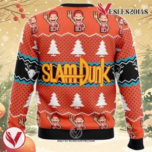 Sakuragi Hanamichi Slam Dunk Ugly Christmas Sweater, Unique Christmas Gift For Fans - Vesles2014S 1