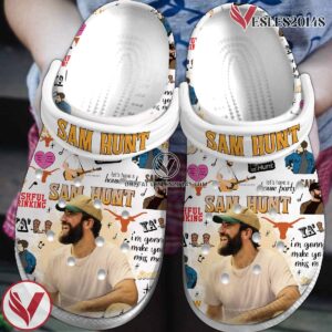 Sam Hunt Music Crocs Crocband Clogs Shoes, Unique Gifts For Fans - Vesles2014S