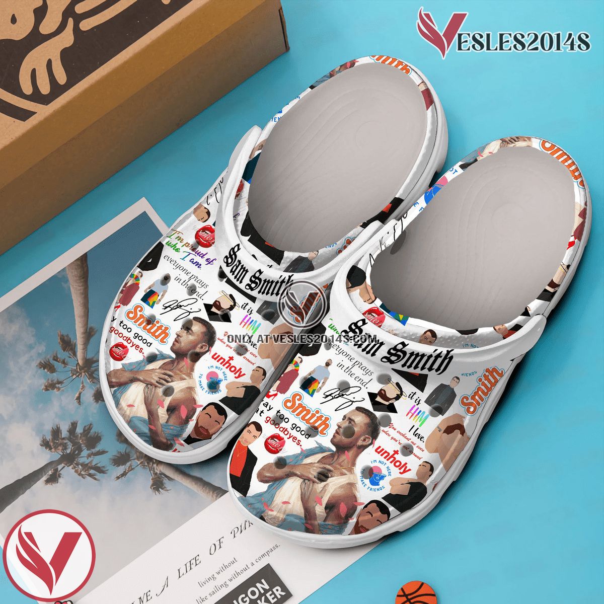 Sam Smith Singer Music Crocs Crocband Clogs Shoes, Unique Gifts For Fans - Vesles2014S 3