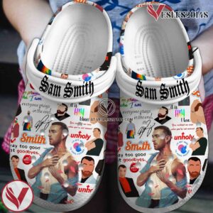 Sam Smith Singer Music Crocs Crocband Clogs Shoes, Unique Gifts For Fans - Vesles2014S