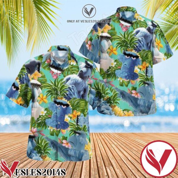 Sam The Eagle The Muppet Tropical Pineapple Hawaiian Shirt, Unique Gifts For Friends - Vesles2014S 1