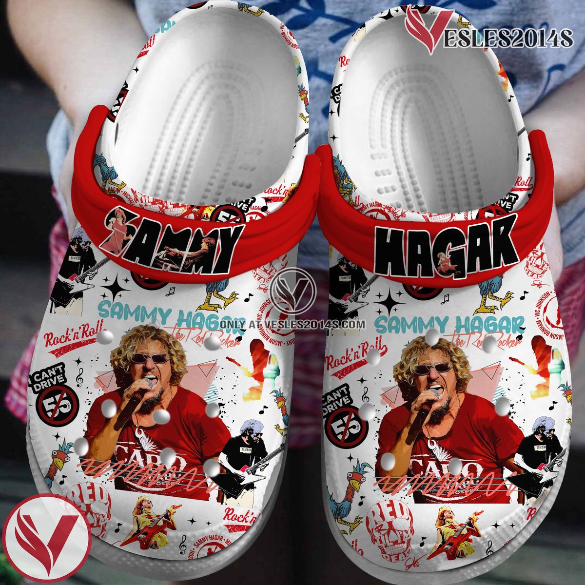 Sammy Hagar Music Crocs Crocband Clogs Shoes, Unique Gifts For Fans - Vesles2014S