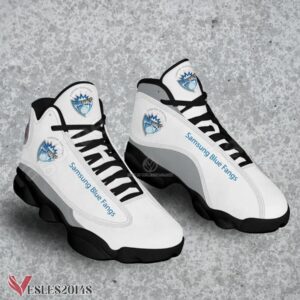 Samsung Blue Fangs Volleyball Air Jordan 13 Shoes, Best Sneaker Gifts For Fans - Vesles2014s 1