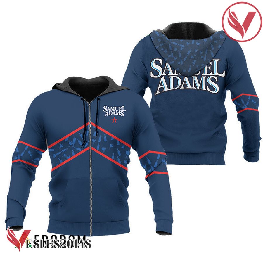 Samuel Adams Beer Blue Wine Pattern Hoodie & Zip Hoodie - Vesles2014S 1
