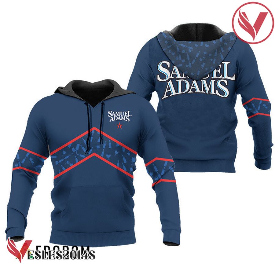 Samuel Adams Beer Blue Wine Pattern Hoodie & Zip Hoodie - Vesles2014S