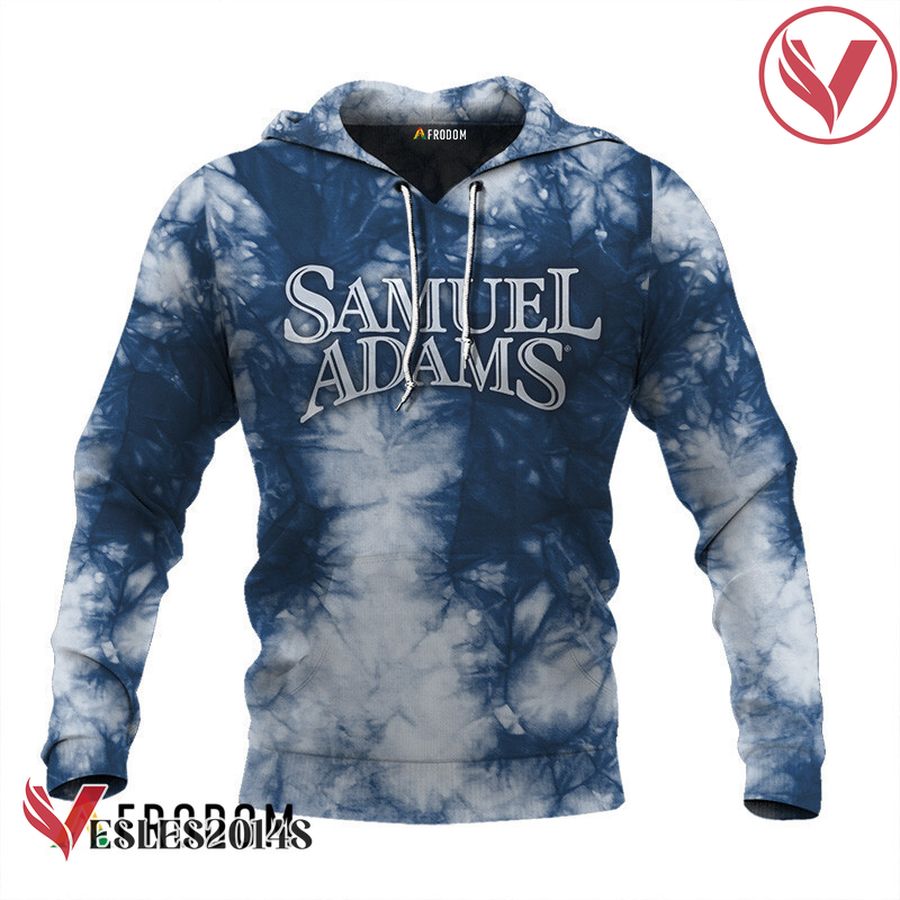 Samuel Adams Blue Tie-dye Hoodie & Zip Hoodie - Vesles2014S 1