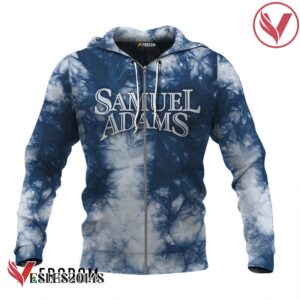 Samuel Adams Blue Tie-dye Hoodie & Zip Hoodie - Vesles2014S 2