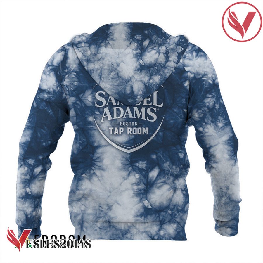 Samuel Adams Blue Tie-dye Hoodie & Zip Hoodie - Vesles2014S 3