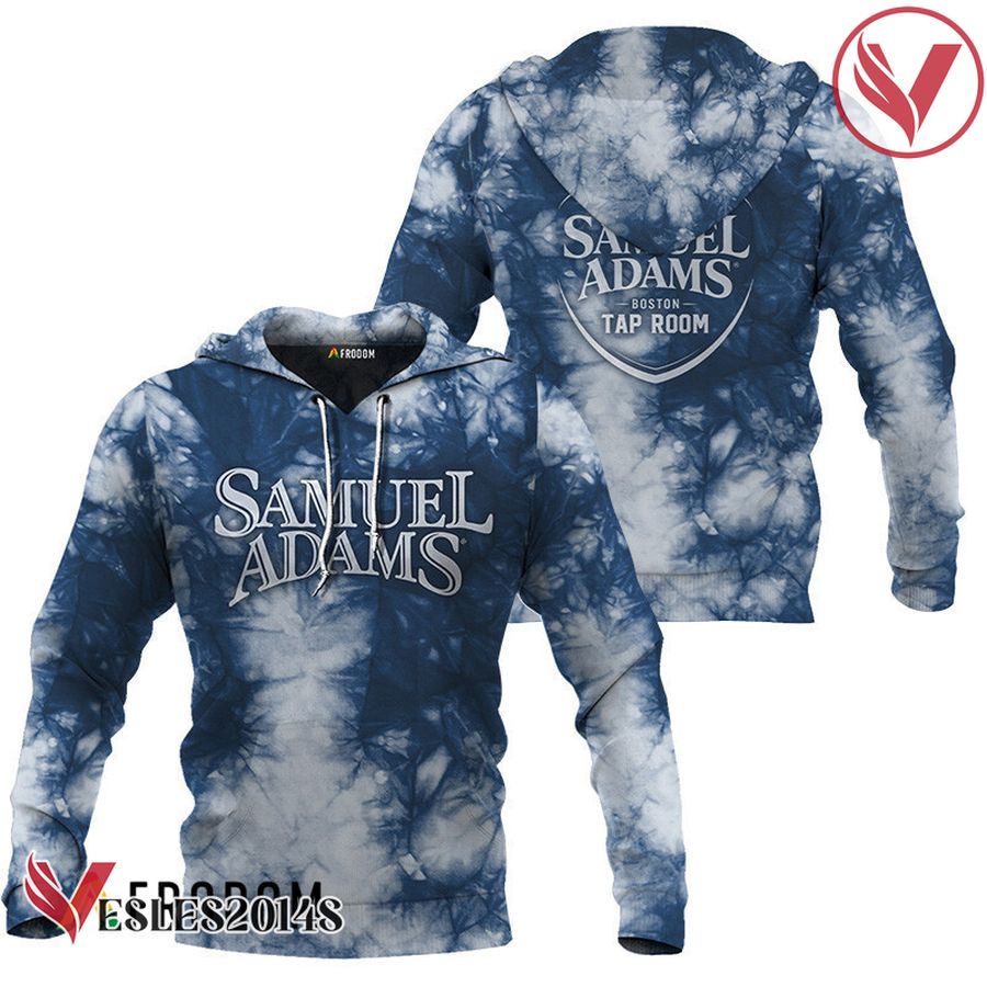 Samuel Adams Blue Tie-dye Hoodie & Zip Hoodie - Vesles2014S