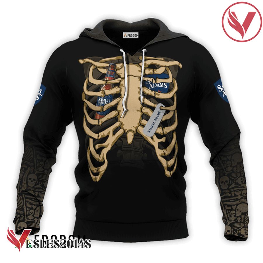 Samuel Adams Skeleton Ribcage Hoodie & Zip Hoodie - Vesles2014S 1