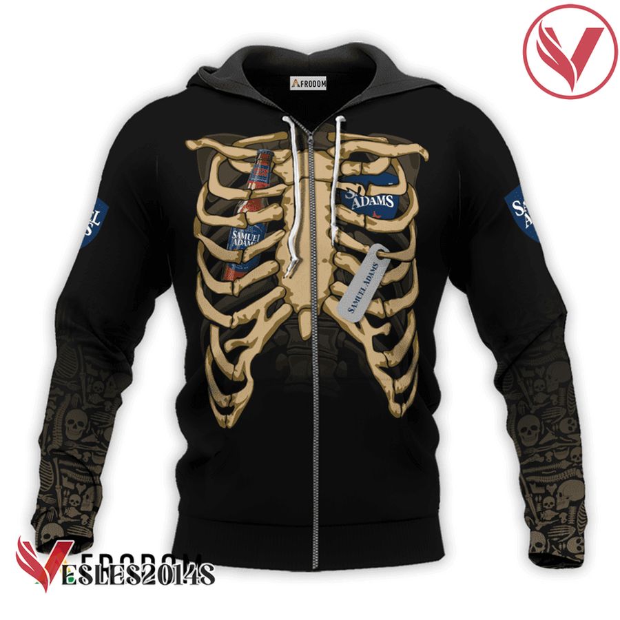 Samuel Adams Skeleton Ribcage Hoodie & Zip Hoodie - Vesles2014S 2