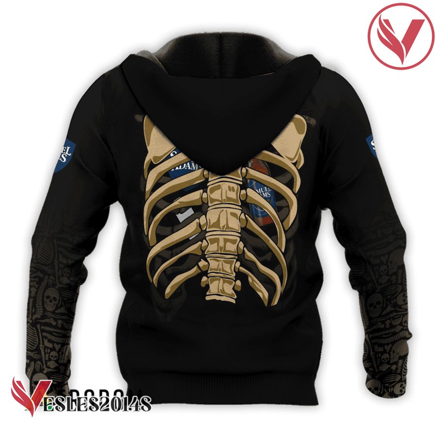 Samuel Adams Skeleton Ribcage Hoodie & Zip Hoodie - Vesles2014S 3