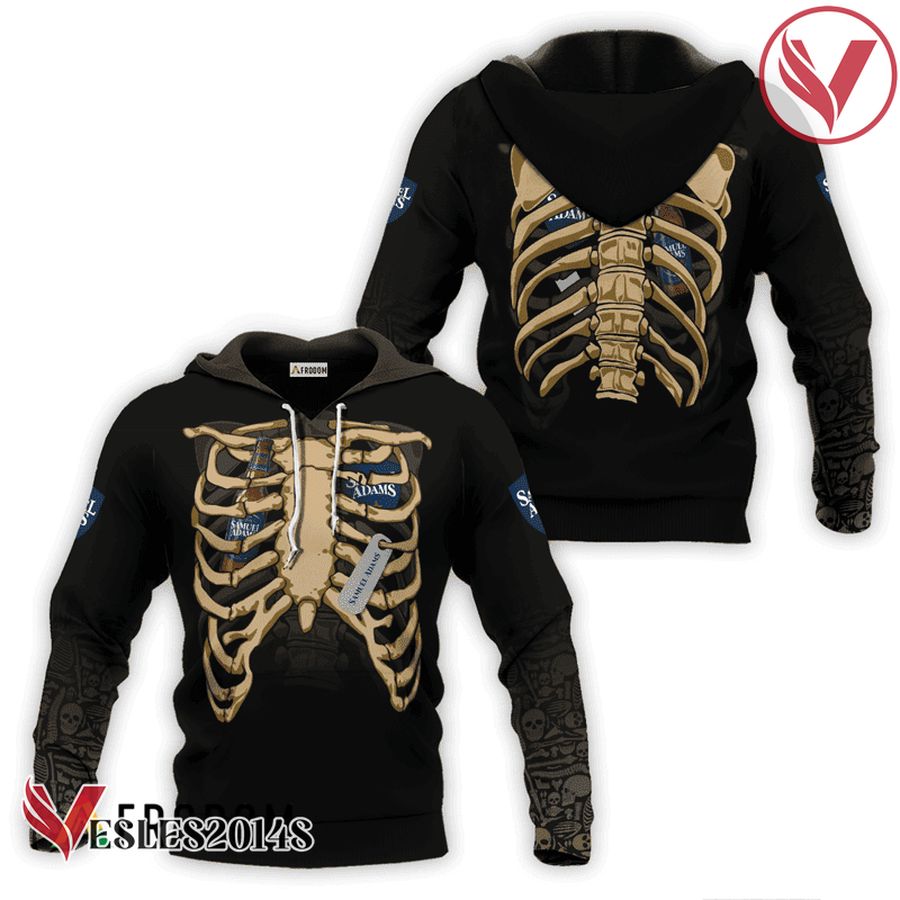 Samuel Adams Skeleton Ribcage Hoodie & Zip Hoodie - Vesles2014S