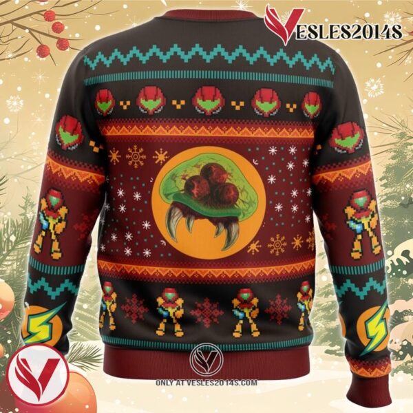 Samus Metroid Ugly Christmas Sweater, Unique Christmas Gift For Fans - Vesles2014S 1