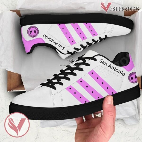San Antonio Logo Stan Smith Shoes For Men And Womens - Vesles2014s 1