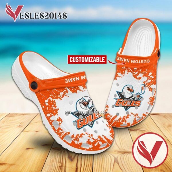 San Diego Gulls Logo Crocs Shoes For Men And Women, Unique Clogs Shoes For Fans - Vesles2014S