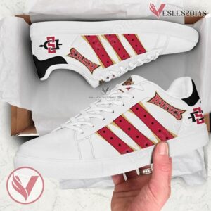San Diego State Aztecs Print Stan Smith Shoes, Best Sneaker For Fans - Vesles2014s 1