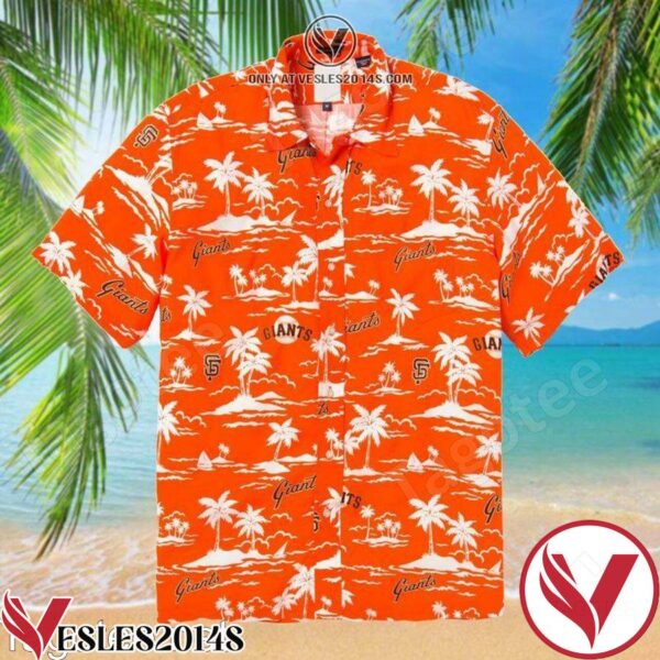 San Francisco Giants Reyn Spooner Vintage Orange Hawaiian Shirt, Unique Gifts For Friends - Vesles2014S 1