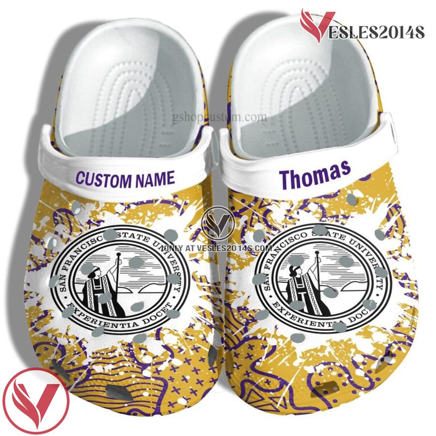 San Francisco State University Graduation Gifts Croc Shoes Customize- Admission Gift Shoes, Unique Gift From Vesles2014S
