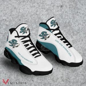 San Jose Barracuda Club Air Jordan 13 Shoes, Best Sneaker Gifts For Fans - Vesles2014s 1