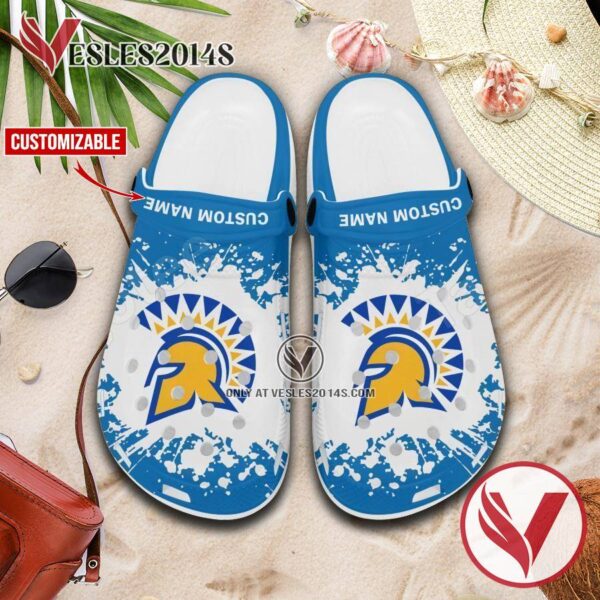 San José State University Crocs Classic Clogs, Unique Footwear For Fans - Vesles2014S 1