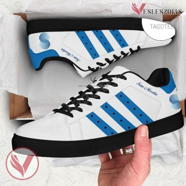 San Martin Logo Stan Smith Shoes For Men And Womens - Vesles2014s 1