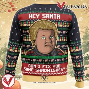 Sandwiches for Santa Bad Santa Ugly Christmas Sweater, Unique Christmas Gift For Fans - Vesles2014S 1