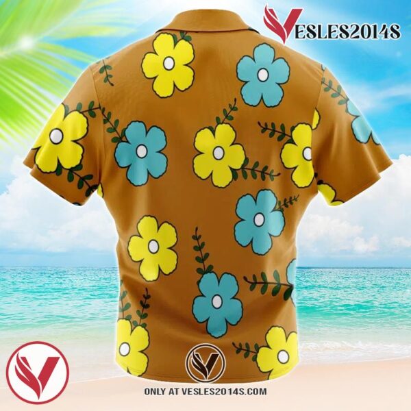Sanji Egghead Island One Piece Hawaiian Button Up Shirt, Perfect Gifts For Anime Lovers - Vesles2014S 1