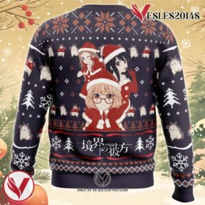 Santa Ai, Mirai, Mitsuki Beyond the Boundary Ugly Christmas Sweater, Unique Christmas Gift For Fans - Vesles2014S 1