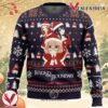 Santa Ai, Mirai, Mitsuki Beyond the Boundary Ugly Christmas Sweater, Unique Christmas Gift For Fans - Vesles2014S