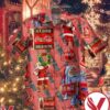 Santa And Coca Cola Bottle Full Print Red Hawaiian Shirt, Unique Gifts For Friends - Vesles2014S 1
