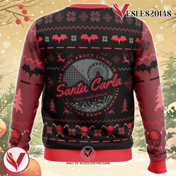 Santa Carla The Lost Boys Ugly Christmas Sweater, Unique Christmas Gift For Fans - Vesles2014S 1