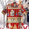 Santa Claus And Bud Light Christmas Hawaiian Shirt, Unique Gifts For Friends - Vesles2014S 1