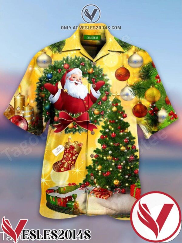 Santa Claus Christmas Decoration Hawaiian Shirt, Unique Gifts For Friends - Vesles2014S 1