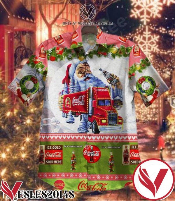 Santa Claus Coca Cola It’s Christmas Hawaiian Shirt, Unique Gifts For Friends - Vesles2014S 1