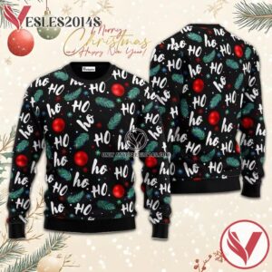 Santa Claus Laughing HoHoHo Ugly Sweater, Unique Winter Outfits For Fans - Vesles2014S  1