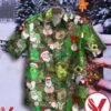 Santa Claus Smoking Weed Happy Holiday Hawaiian Shirt, Unique Gifts For Friends - Vesles2014S 1