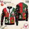 Santa Claus Snowman Reindeer Ugly Sweater, Unique Winter Outfits For Fans - Vesles2014S  1