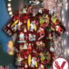 Santa Claus Surfing Red Caro Pattern Christmas Hawaiian Shirt, Unique Gifts For Friends - Vesles2014S 1