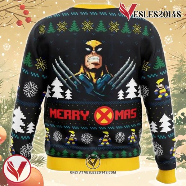Santa Claws Wolverine Marvel Ugly Christmas Sweater, Unique Christmas Gift For Fans - Vesles2014S 1