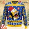 Santa Homer The Simpsons Ugly Christmas Sweater, Unique Christmas Gift For Fans - Vesles2014S