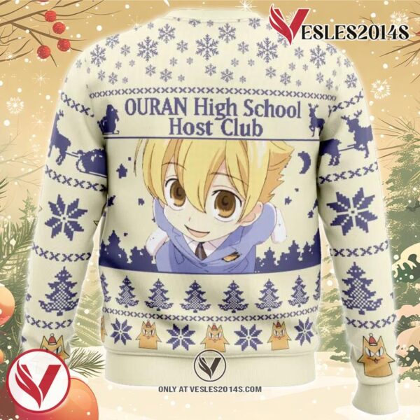 Santa, How Much Do I Have To Pay You Ouran High School Host Club Ugly Christmas Sweater, Unique Christmas Gift For Fans - Vesles2014S 1