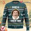 Santa I Know Him Elf Ugly Christmas Sweater, Unique Christmas Gift For Fans - Vesles2014S