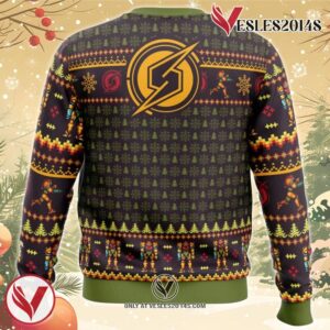 Santa Samus Aran Metroid Ugly Christmas Sweater, Unique Christmas Gift For Fans - Vesles2014S 3