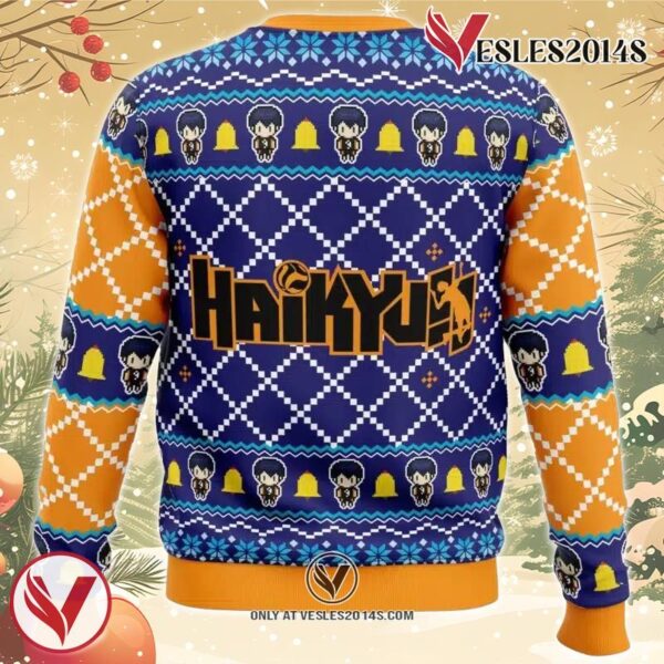 Santa Tobio Haikyuu Ugly Christmas Sweater, Unique Christmas Gift For Fans - Vesles2014S 1